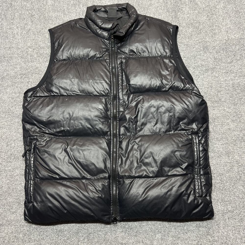Nike ACG Vest Mens XL Black Down Puffer Full Zip Outdoor Hiking Warm